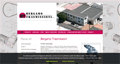 Desktop Screenshot of bergamotrasmissioni.it